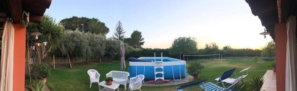 La Stanza Delle Muse In Villa Con Piscina Fontane Bianche Exteriér fotografie